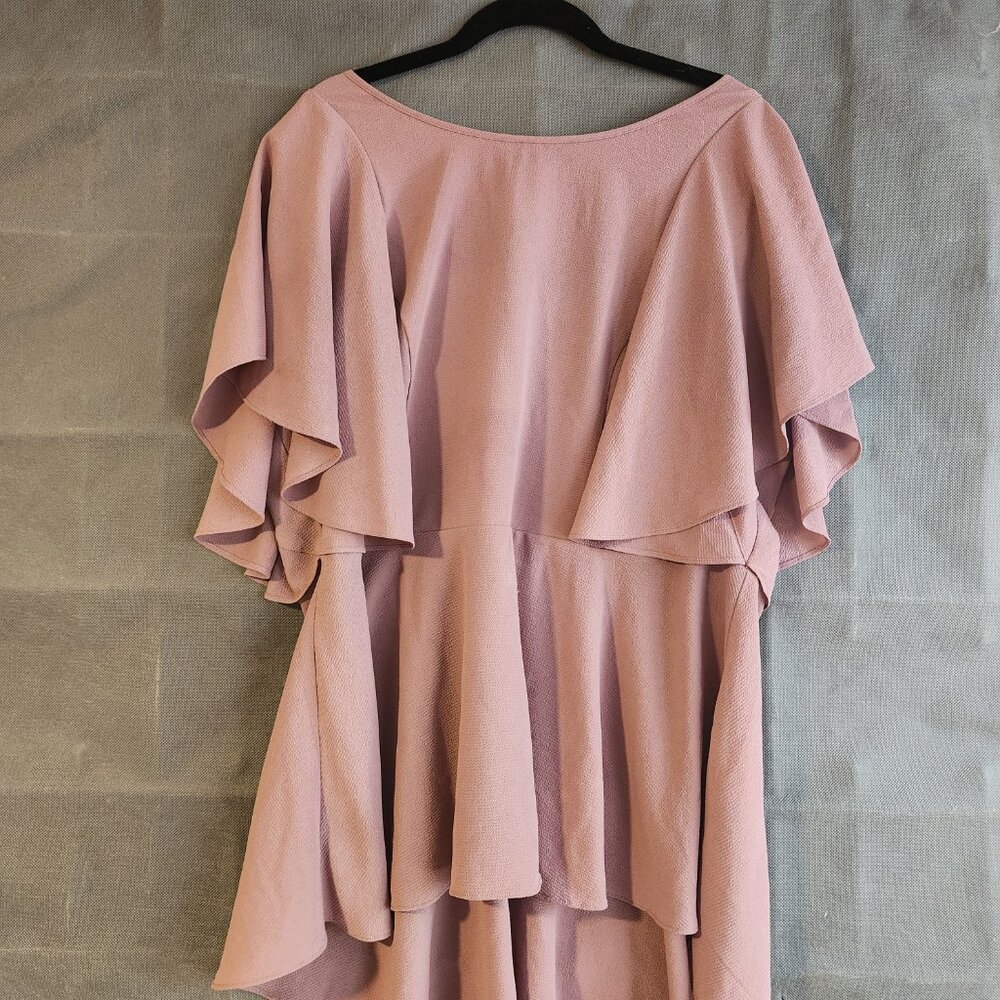 City Chic Pink Blouse Size M/18